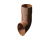 Слив трубы, коричневый (пластик) ПВХ 