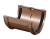 Соединитель желоба, коричневый (пластик) ПВХ (Технониколь)