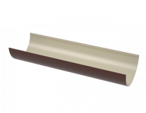 Желоб водосточный, коричневый (3м) Д125 мм (пластик) ПВХ (Технониколь)