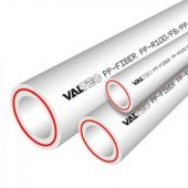 Труба VALTEC PP-FIBER Дн 40*5,5 PN20 арм.ст/вол-ом дл.4м (для отопл.и гор.воды) *