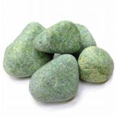 Камни для бани и сауны - жадеит шлифованный мелкий (5 кг) * 