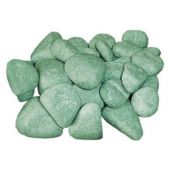 Камни для бани и сауны - жадеит шлифованный средний (10 кг)