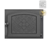 Дверка каминная герметичная ДКГ-2А  375*300мм-посад., 438*332мм-фасад (окраш.)