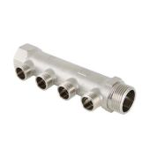 Коллектор VALTEC  3/4*4 выхода 1/2 нар. * VTc.500.N.0504