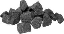 Камни для бани и сауны - габбро-диабаз колотый фр.70-150мм (1уп.=20 кг)