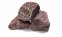 Камни для бани и сауны - малиновый кварцит обвалов. (1уп.=20 кг)