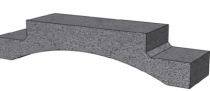 Арка для русской печи ПА-1 бетон (620*380*145*135)