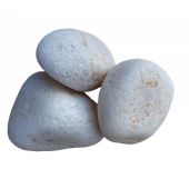 Камни для бани и сауны - кварц княжеский обвалованный фр.60-120мм (ведро 10кг)